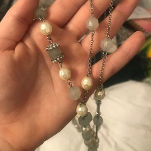 Mint Green Layered Necklace